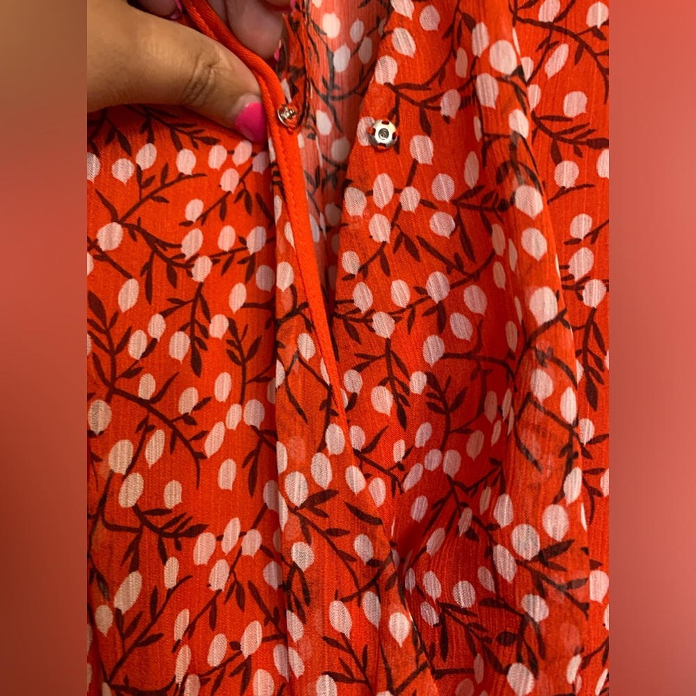 SugarLips Women Size M Floral Romper Boho Western Prairie - Picture 7 of 12